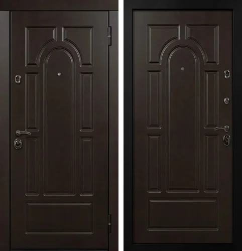 Термостойкая дверь входная металлическая уличная №28