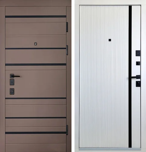 Дверь металлическая входная квартирная в новостройку №127