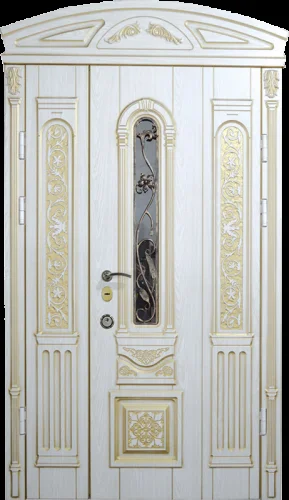 Дверь парадная белая №5