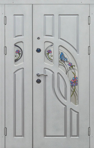 Дверь слоновая кость массив №58