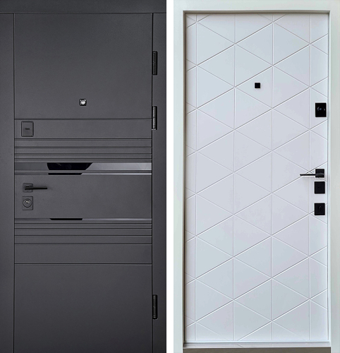 Дверь металлическая квартирная №122