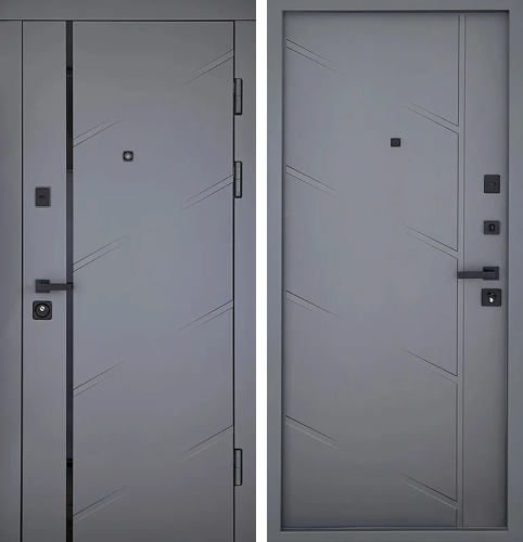Металлическая дверь открывающаяся во внутрь квартиры №128