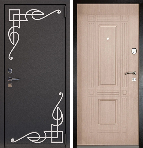 Дверь железная кованная №10