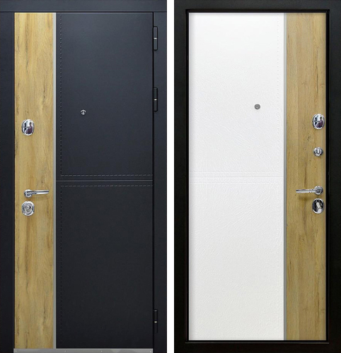 Современная входная дверь в новостройку №36