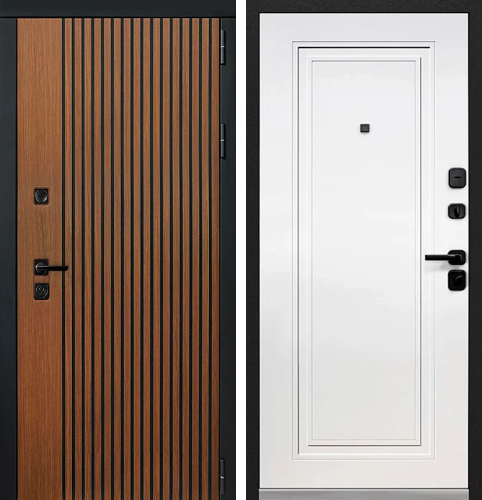 Дверь входная открывание во внутрь железная №61