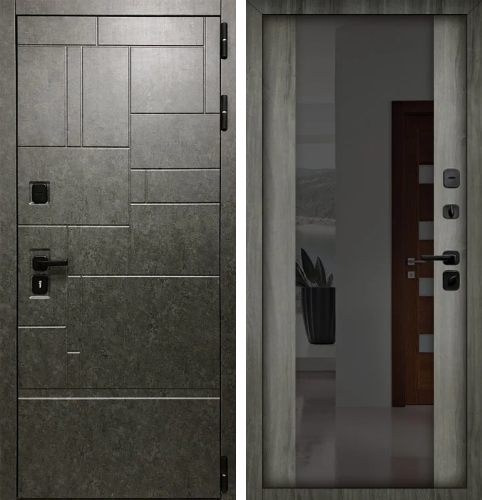 Входная дверь с зеркалом от производителя №25