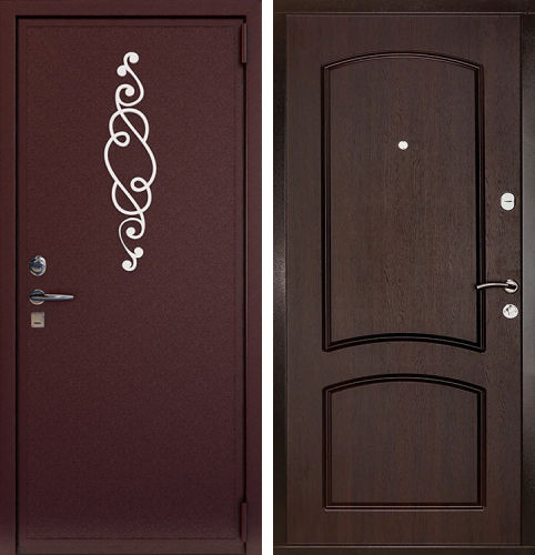 Теплая дверь для дома №11