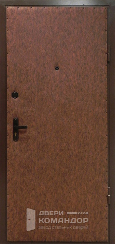 Дешевая стальная дверь №1 размером 900x2000 мм - наружная сторона