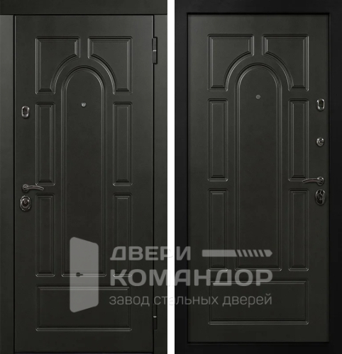 Дверь уличная металлическая утепленная №29 размером 860x2050 мм