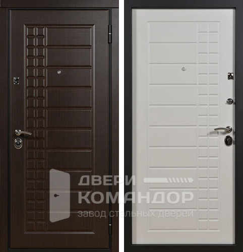 Дверь входная металлическая с терморазрывом морозостойкая №22 размером 860x2050 мм