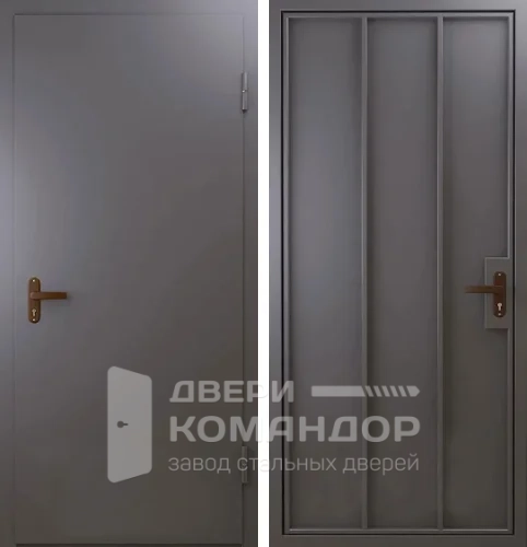 Дверь скелет металлическая №1 размером 860x2050 мм