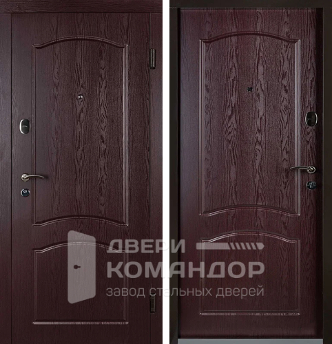 Уличная металлическая дверь внутреннего открывания №53