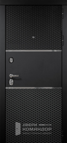 Стальная дверь с зеркалом №32 - наружная сторона