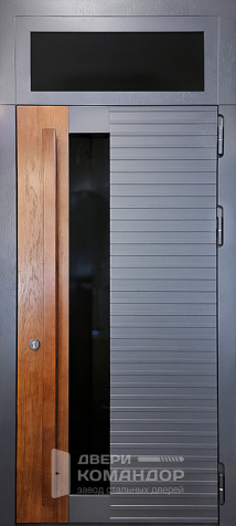 Дверь с фрамугой сверху №6 - наружная сторона