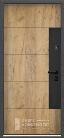 Дверь входная бежевая №23 - внутренняя сторона